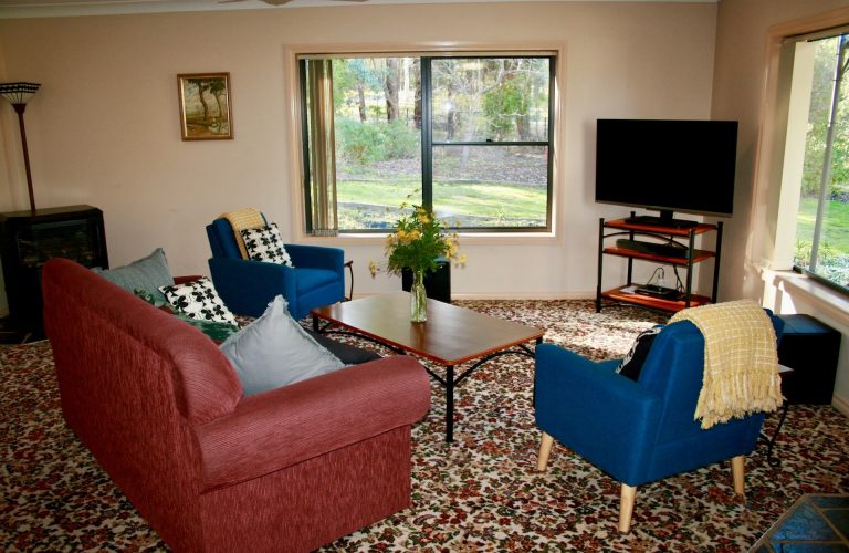 Loungroom with 50" TV, Netflix & Bluetooth Sound System - Cottage 1
